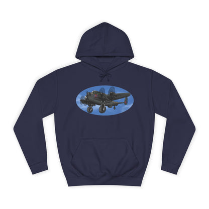 Vintage Lancaster Bomber Hoodie - Aviation Graphic Pullover
