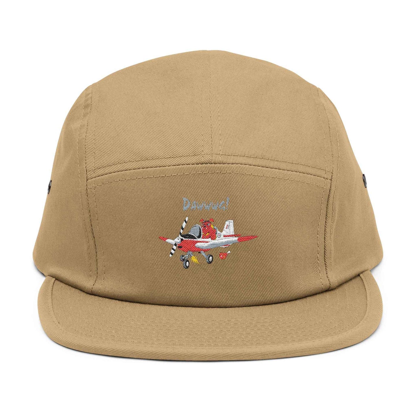 Bulldog Aircraft Embroidered Pilot 5-Panel Cap