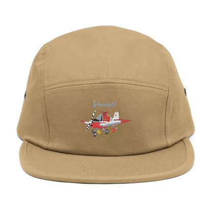 Bulldog Aircraft Embroidered Pilot 5-Panel Cap