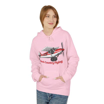 Fleece Hoodie - Alaskan Bush Pilot Super Cub Design