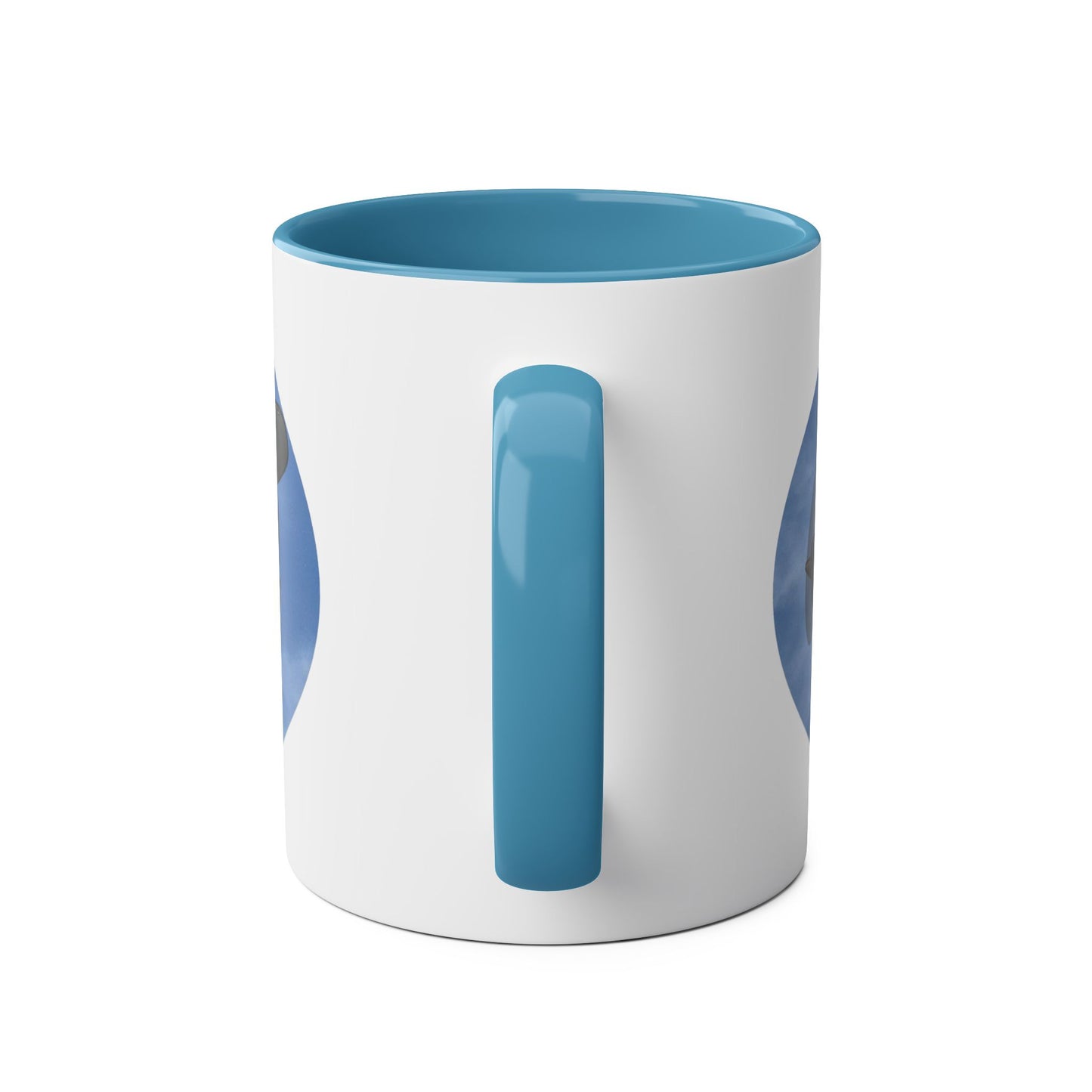 WWII Bomber Two-Tone Coffee Mug — Vintage WWII Aircraft Gift