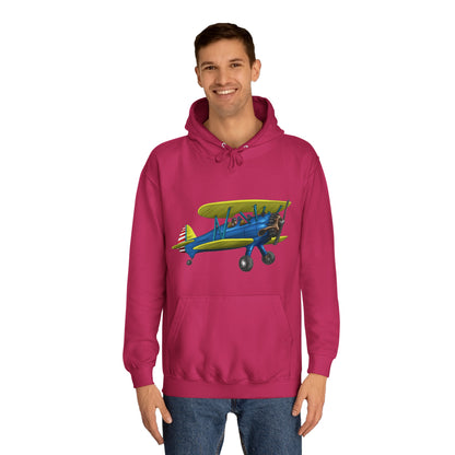 Boeing Stearman Unisex College Hoodie - Funky Aviation