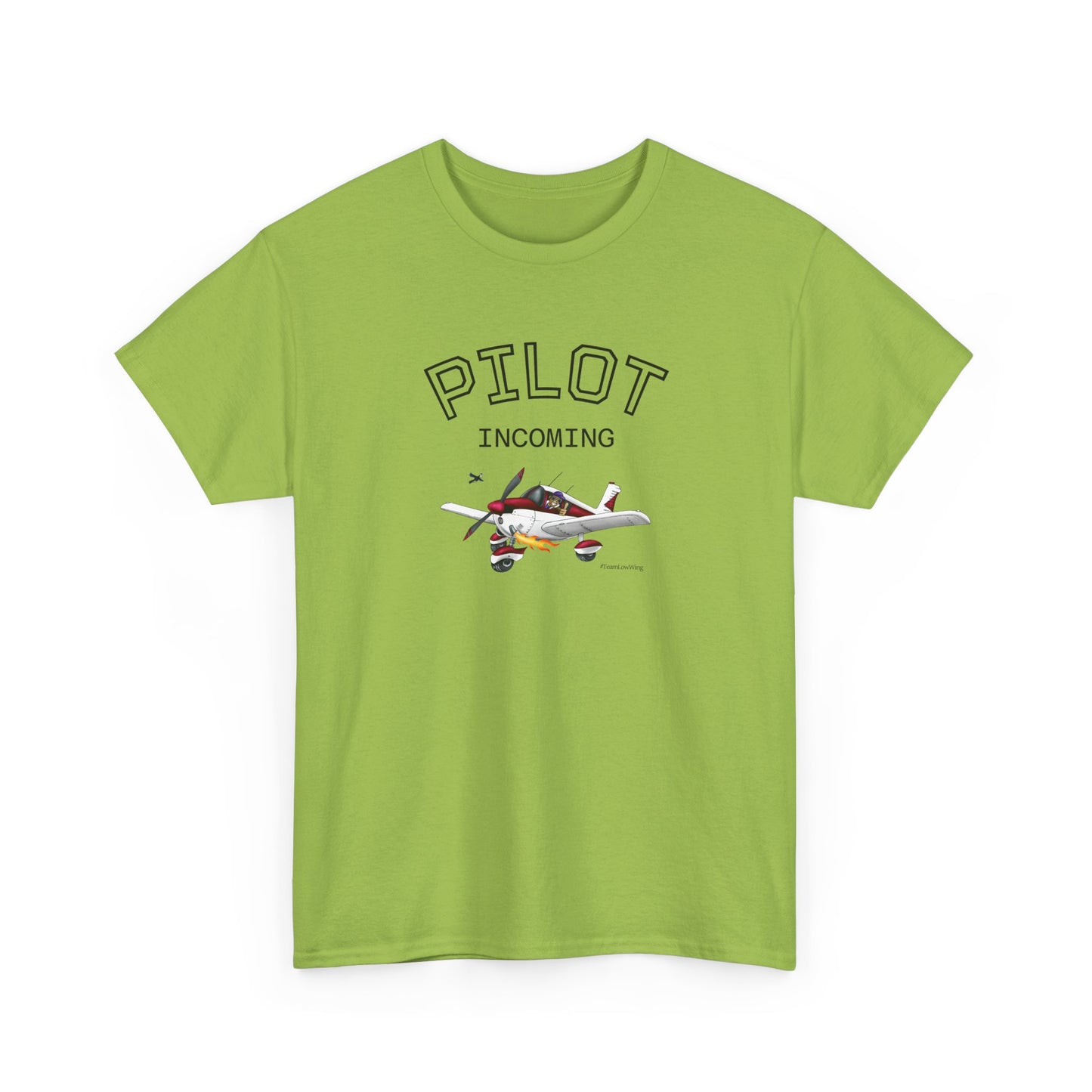 Pilot Incoming T-Shirt – Vintage Airplane Graphic Tee for Aviators & Flight Enthusiasts