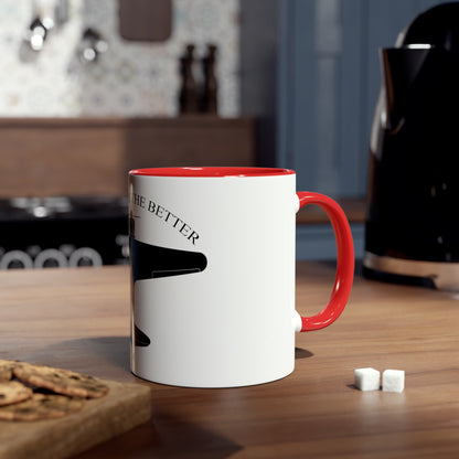 The Older the Better Two-Tone Coffee Mugs, 11oz - Funky Aviation