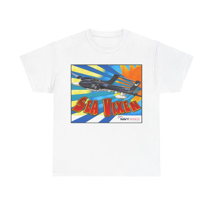Sea Vixen Jet T‑Shirt — Vintage Navy Aircraft Retro Graphic Tee