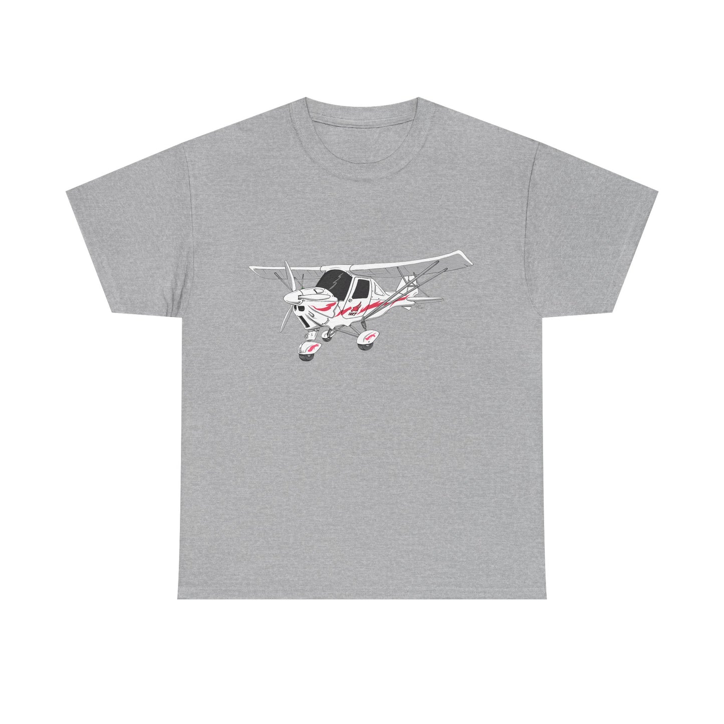 C42 Microlight Unisex Tee with Red Decals