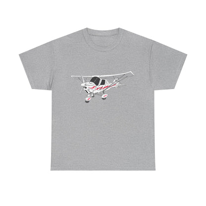 C42 Microlight Unisex Tee with Red Decals