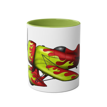 Gee Bee Two-Tone Coffee Mugs, 11oz - Funky Aviation