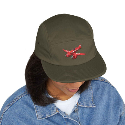 Vintage Comet Racer 5-Panel Cap — Embroidered Racing Logo