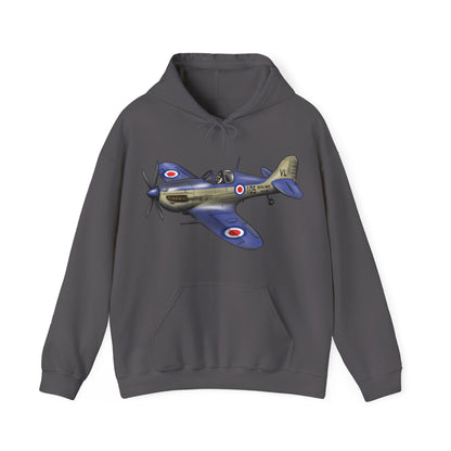 Seafire Spitfire design Unisex Heavy Blend™ Hooded Sweatshirt - Funky Aviation