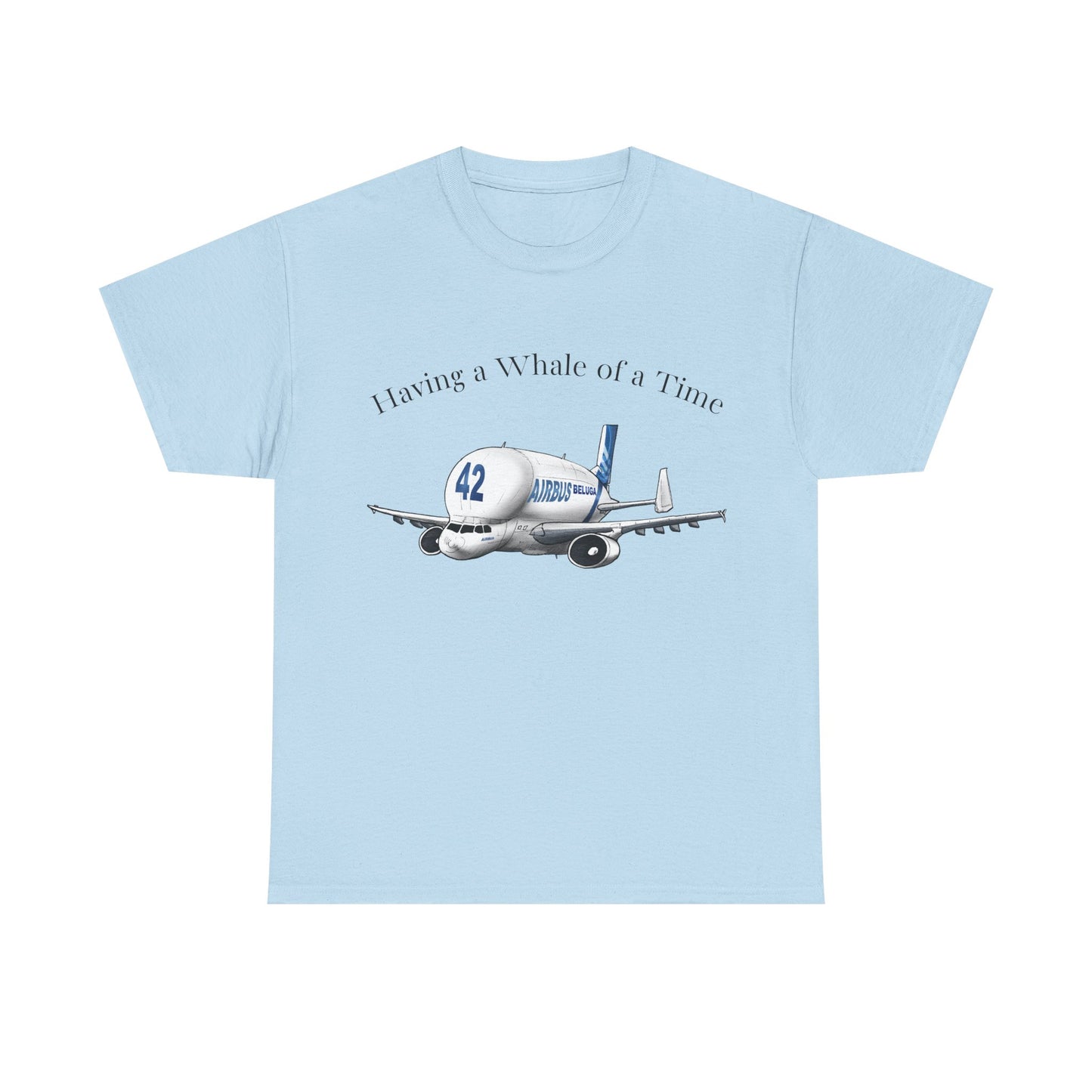 Having a Whale of a Time Beluga Heavy Cotton Tee