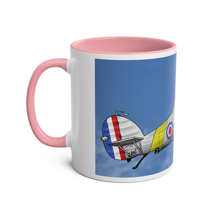 Vintage Nimrod Two-Tone Coffee Mugs, 11oz - Funky Aviation