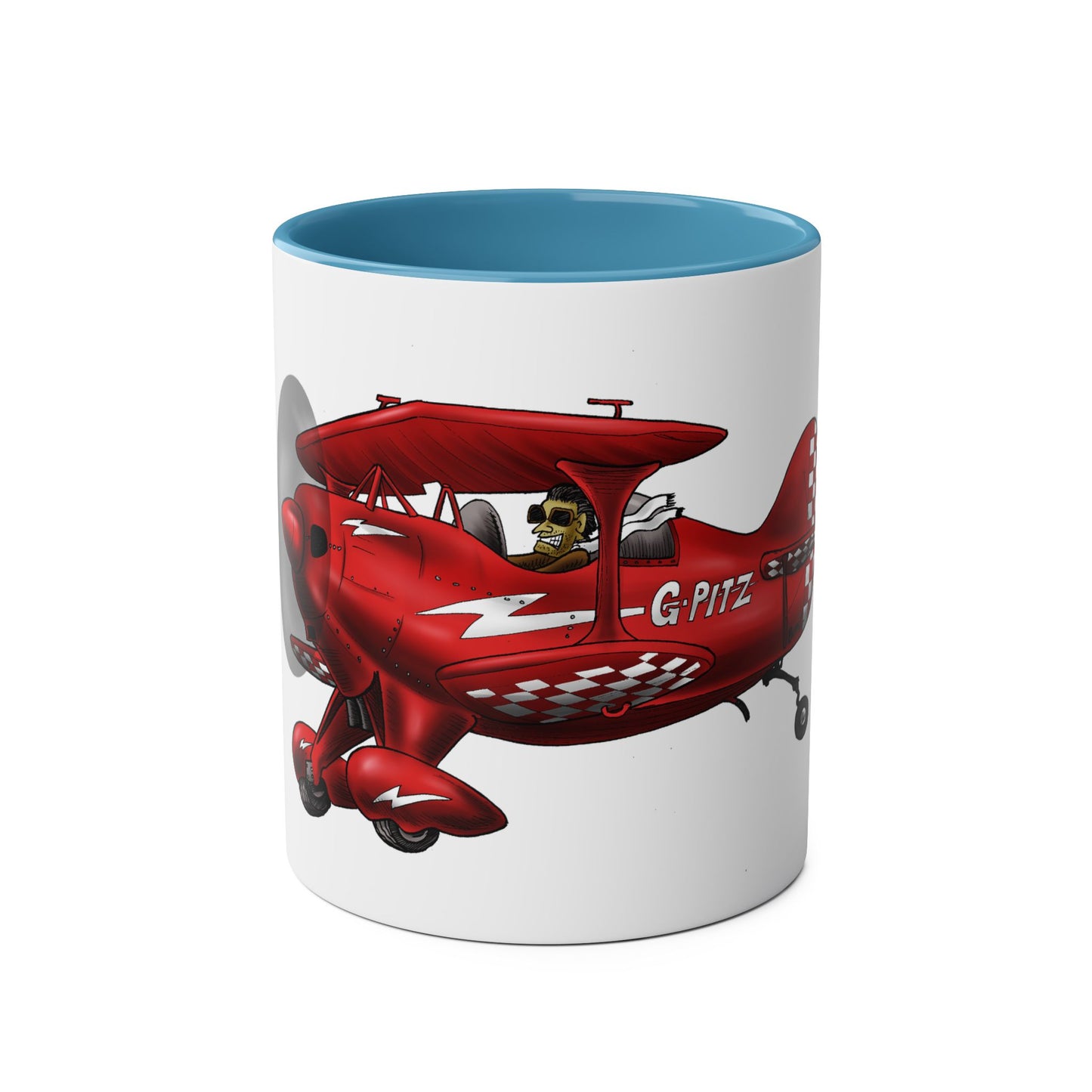 Pitts Special Aerobatic Two-Tone Coffee Mugs, 11oz