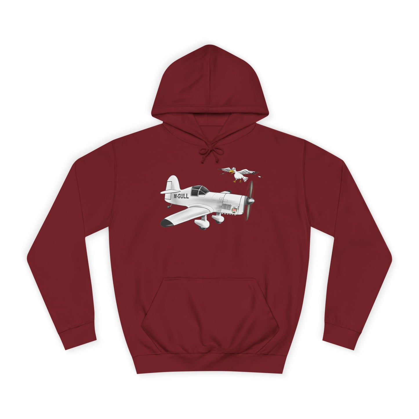 Vintage Mew Gull Hoodie - Historic Racing Aircraft Design