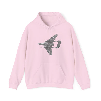 Sea Vixen Vintage Aircraft Graphic Hoodie
