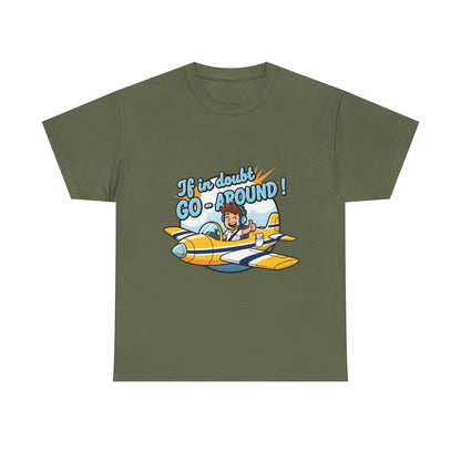 "If in Doubt, Go Around" Pilot Plane T‑Shirt