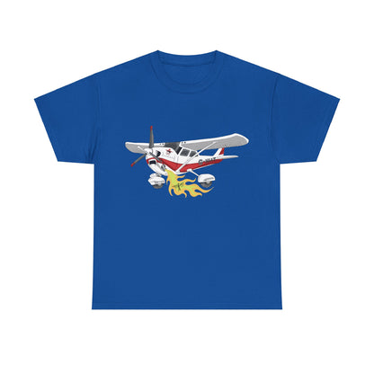 Cessna Unisex Tee Hand Drawn Aviation Design