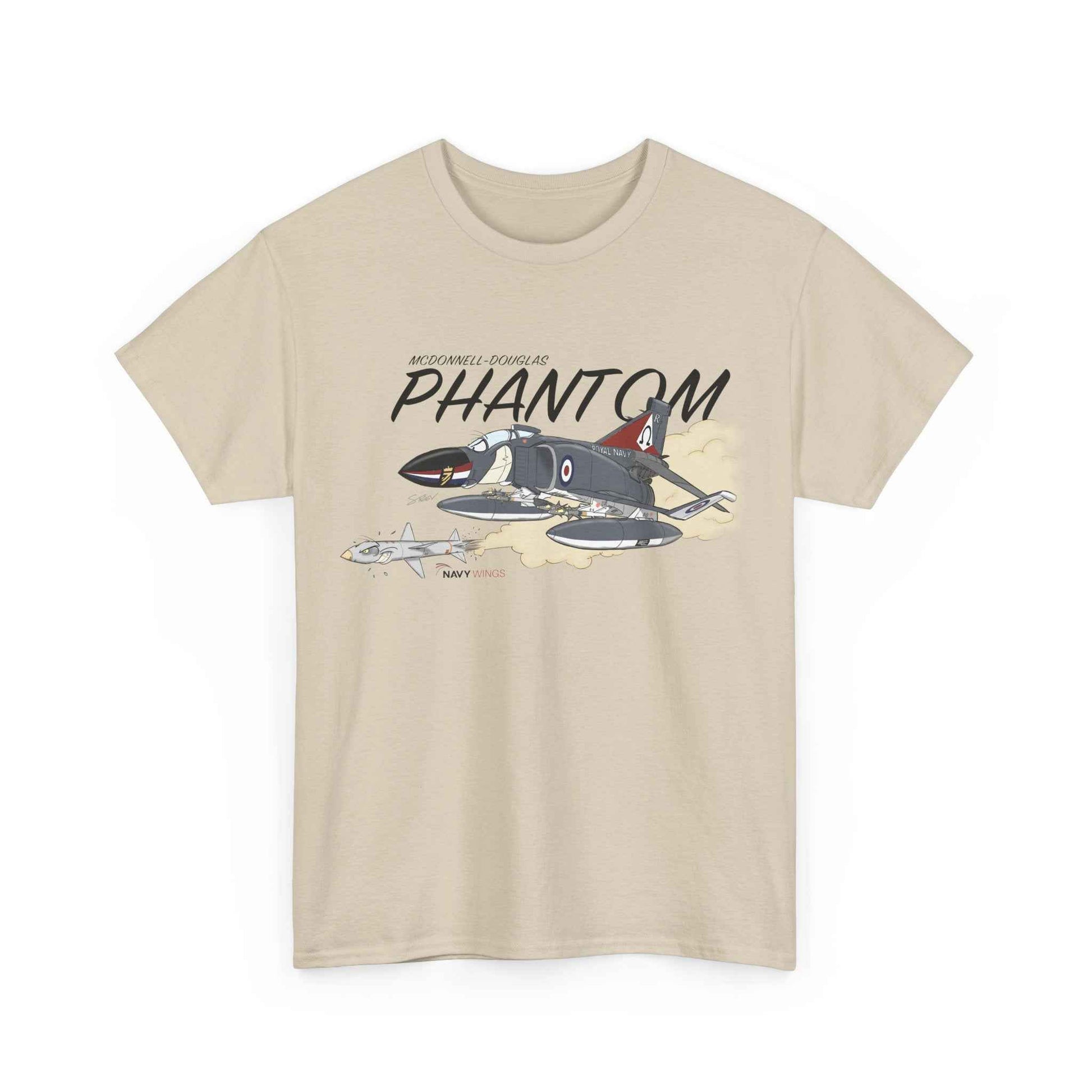 Phantom Jet T-Shirt — Vintage Military Fighter Graphic Tee