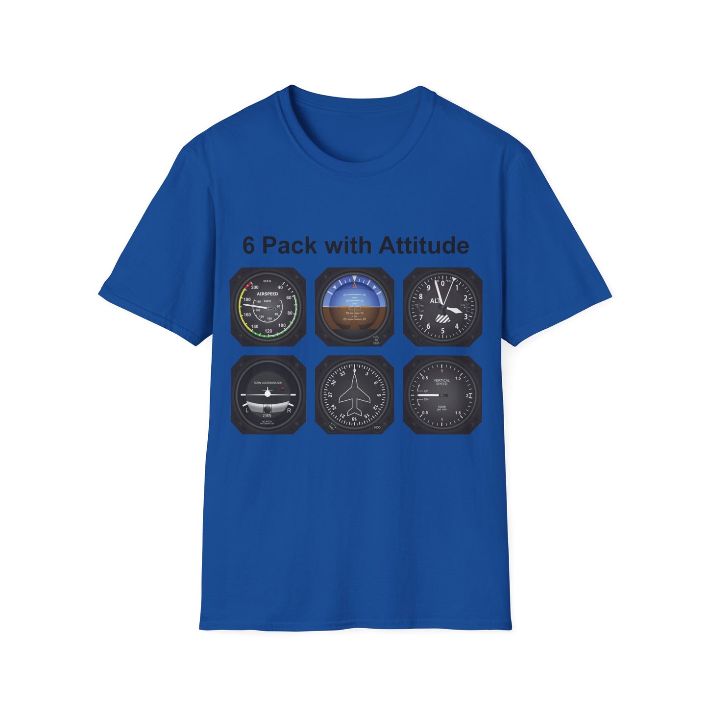 Aviator 6 Pack Unisex T-Shirt - Attitude Collection