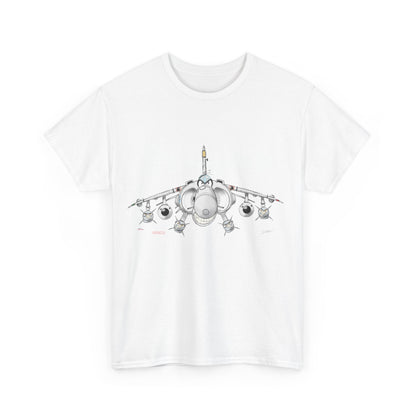 Vintage Fighter Jet Graphic Cotton T-Shirt