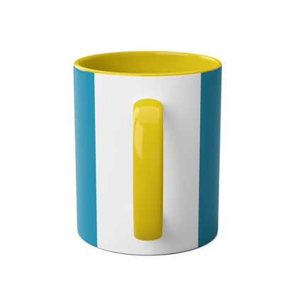 Cess-Nah Slogan Two-Tone Coffee Mugs, 11oz - Funky Aviation