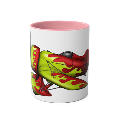 Gee Bee Two-Tone Coffee Mugs, 11oz - Funky Aviation