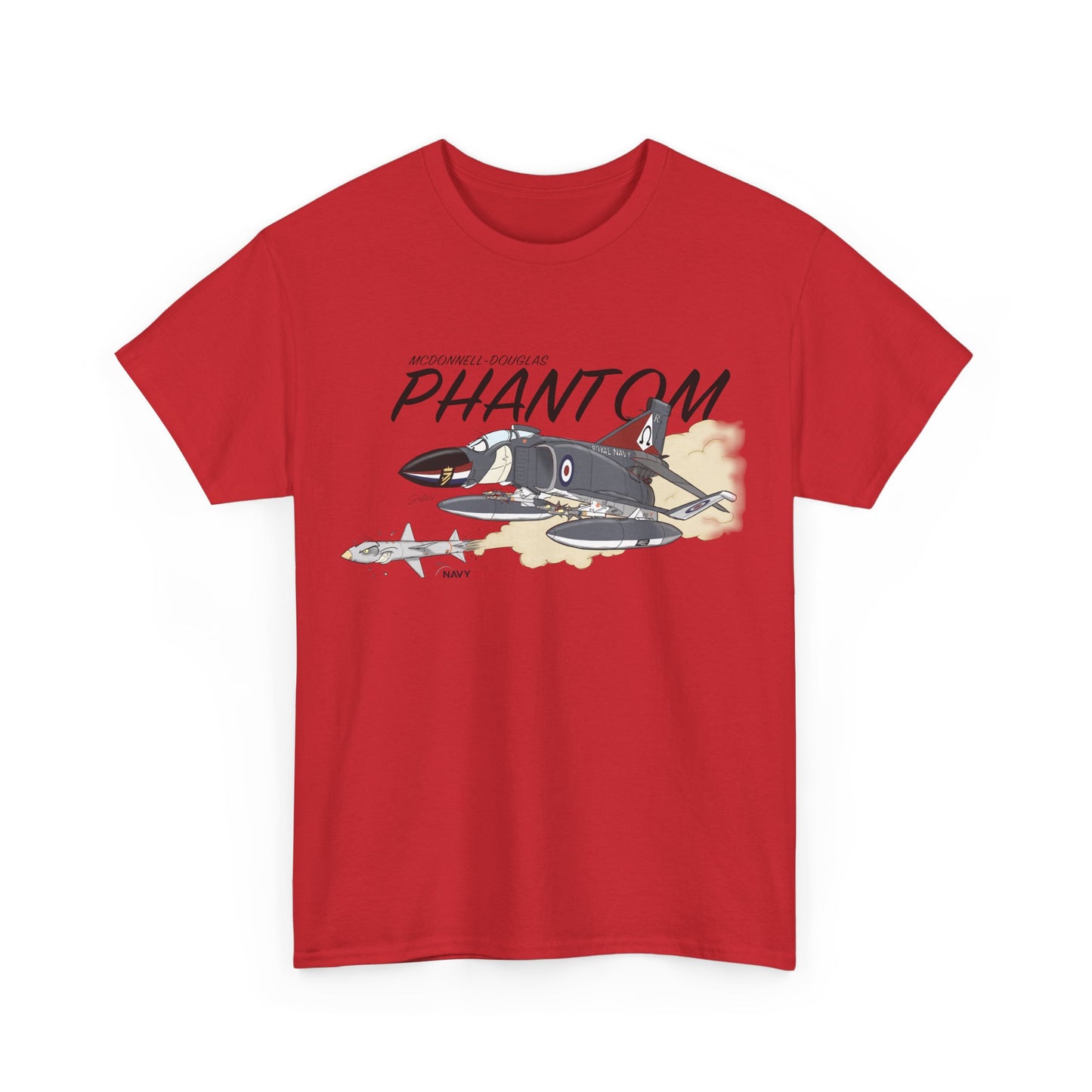 Phantom Jet T-Shirt — Vintage Military Fighter Graphic Tee