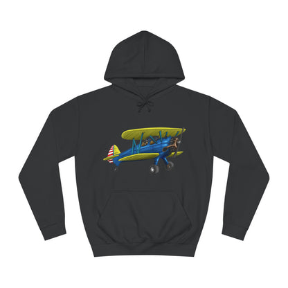 Boeing Stearman Unisex College Hoodie - Funky Aviation