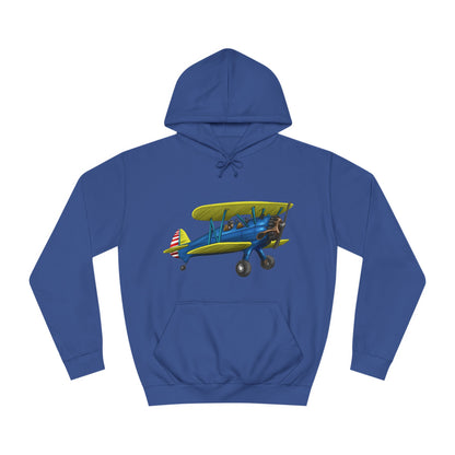 Boeing Stearman Unisex College Hoodie - Funky Aviation