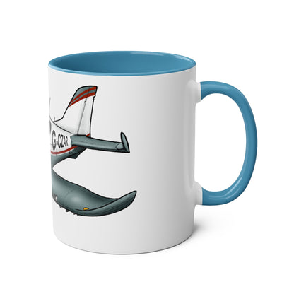 Sportcruiser Aircraft Two-Tone Coffee Mugs, 11oz - Funky Aviation