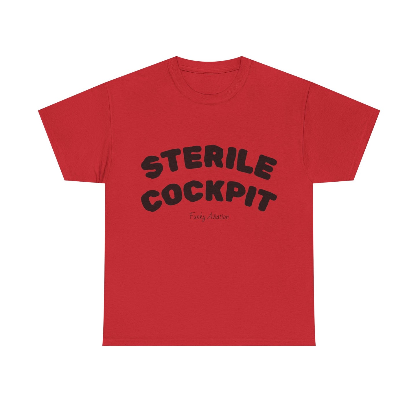 Sterile Cockpit Graphic Tee — Funny Aviation Pilot T-Shirt