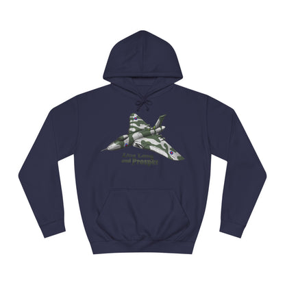 Vulcan Bomber Aircraft Unisex College Hoodie - Funky Aviation