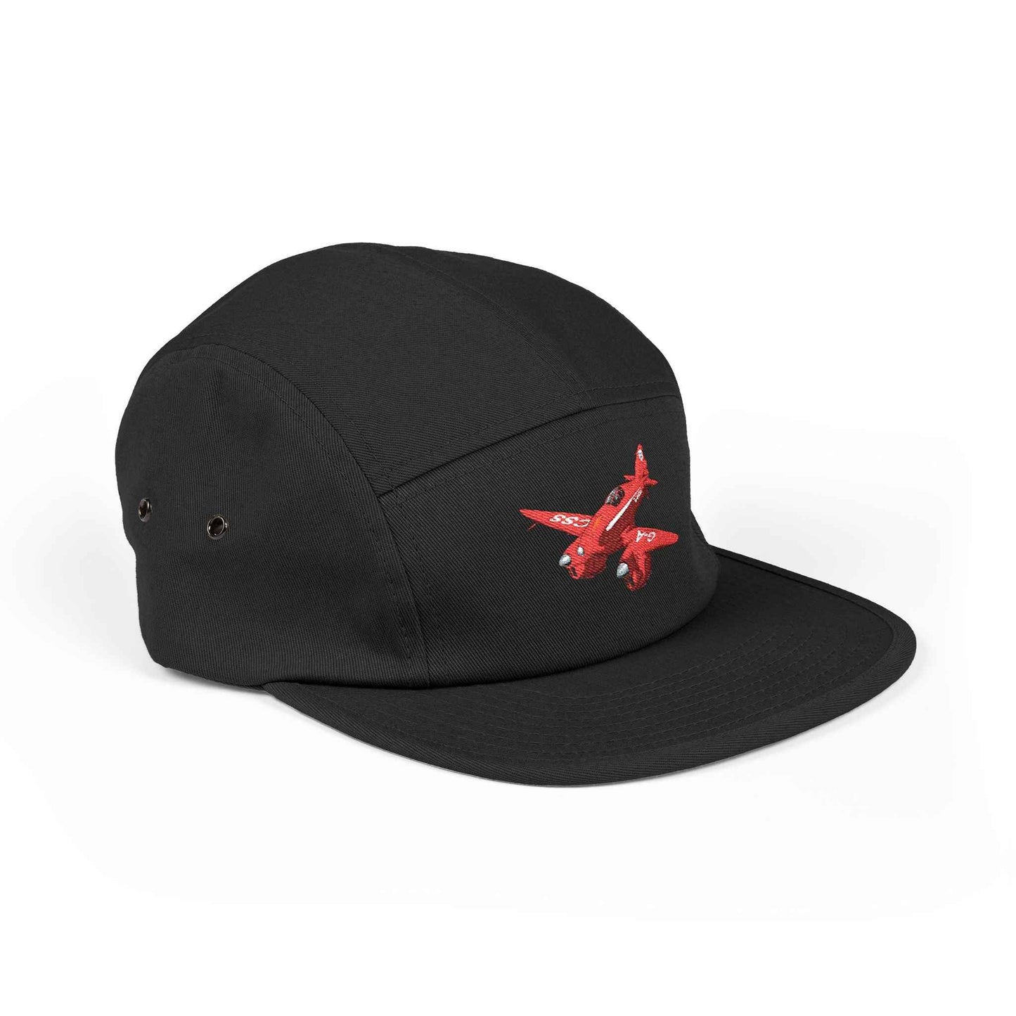 Vintage Comet Racer 5-Panel Cap — Embroidered Racing Logo