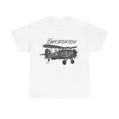 Swordfish Vintage Biplane T-Shirt — WWII Aircraft Aviation Tee