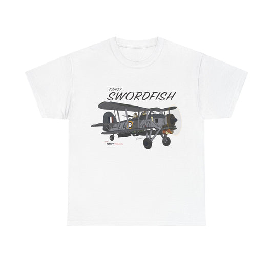 Swordfish Vintage Biplane T-Shirt — WWII Aircraft Aviation Tee