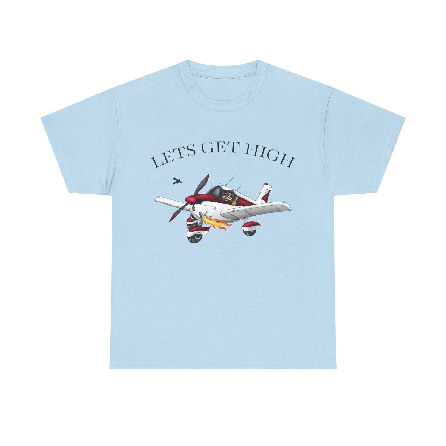 Lets Get High Unisex Heavy Cotton Tee
