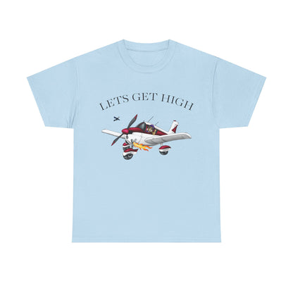 Lets Get High Unisex Heavy Cotton Tee