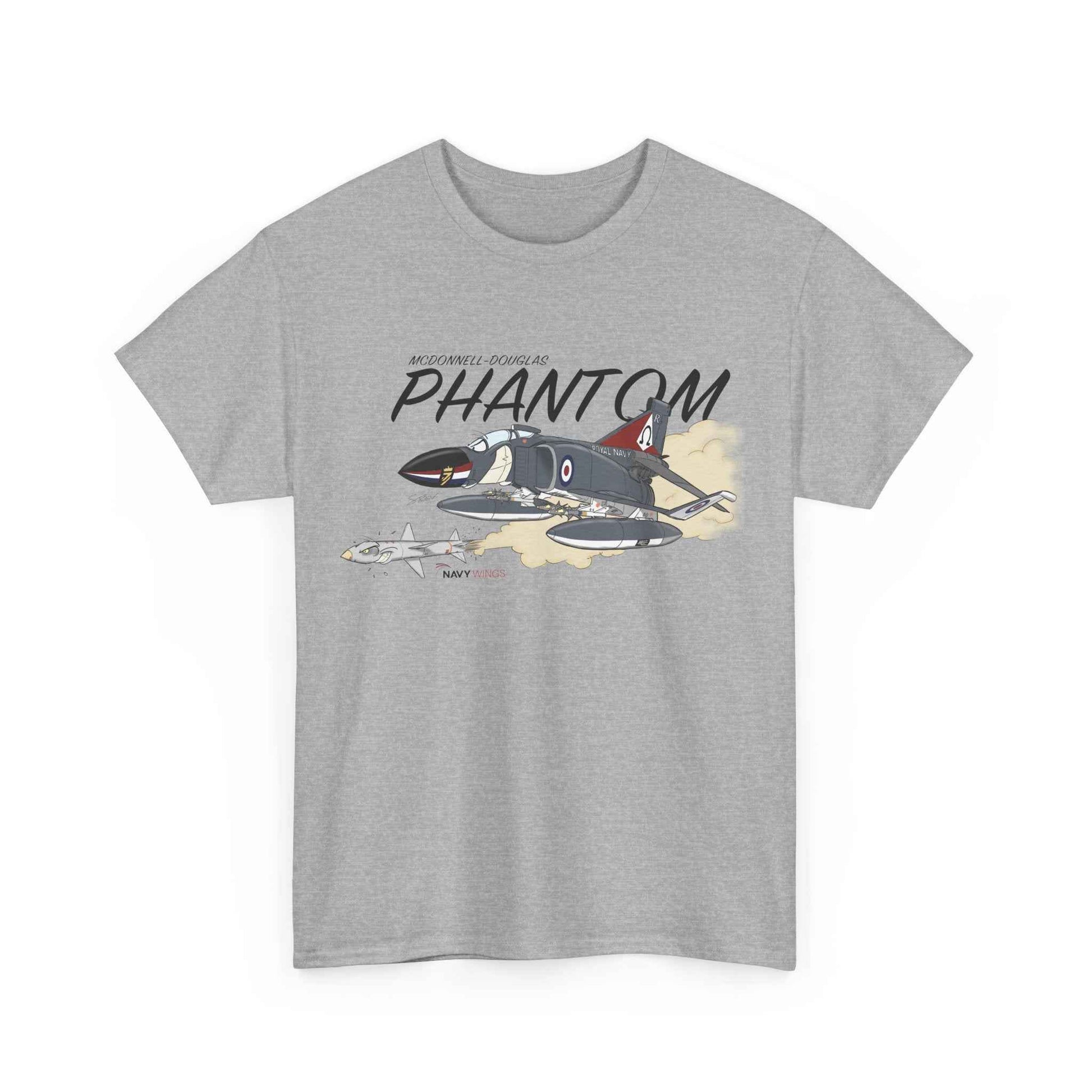 Phantom Jet T-Shirt — Vintage Military Fighter Graphic Tee
