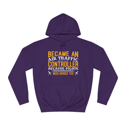 ATC Slogan Unisex College Hoodie - Funky Aviation