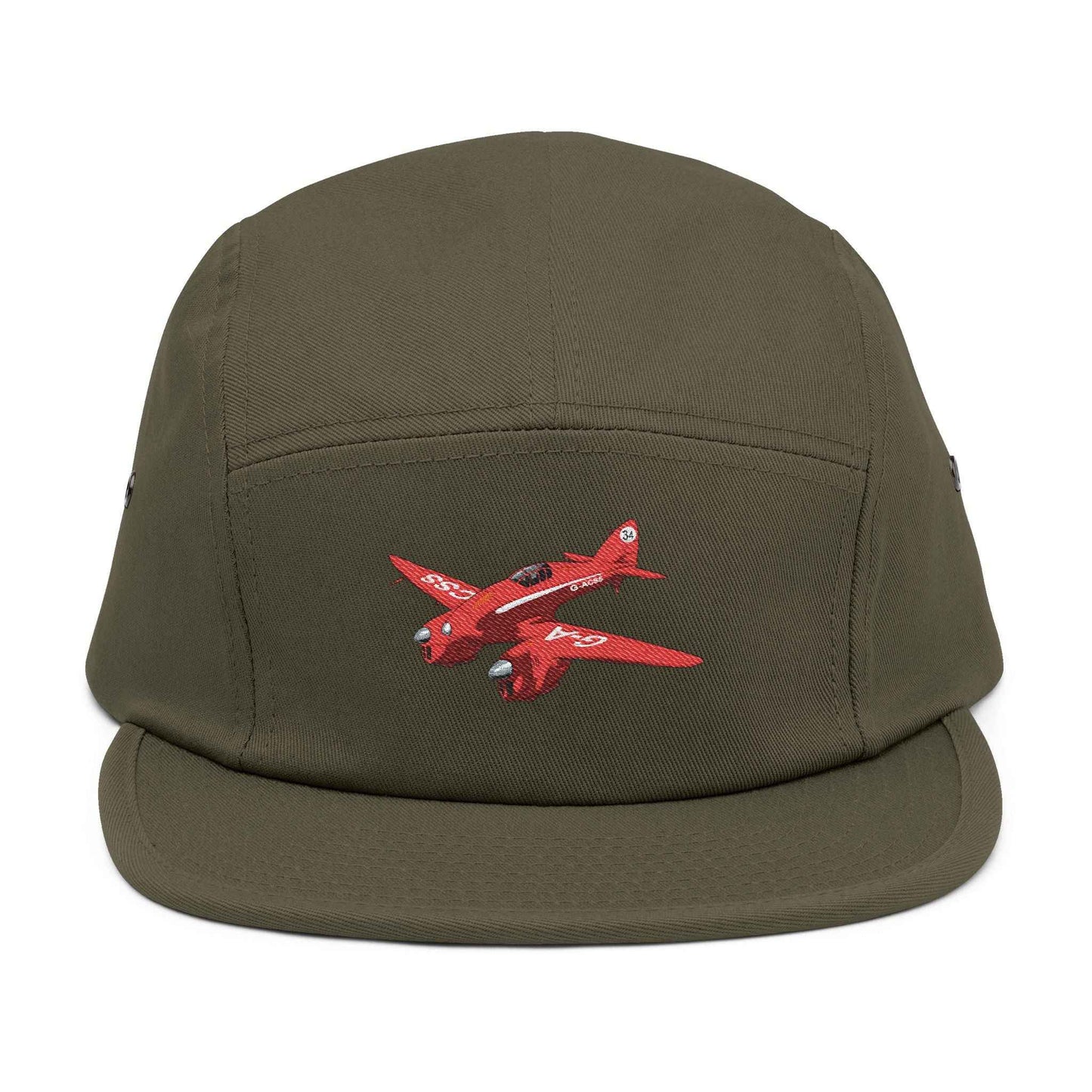 Vintage Comet Racer 5-Panel Cap — Embroidered Racing Logo