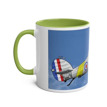 Vintage Nimrod Two-Tone Coffee Mugs, 11oz - Funky Aviation