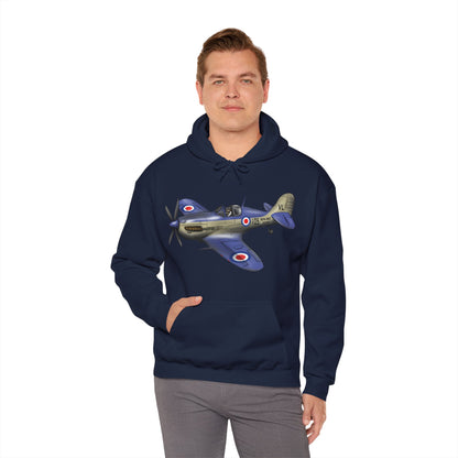 Seafire Spitfire design Unisex Heavy Blend™ Hooded Sweatshirt - Funky Aviation