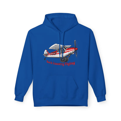 Fleece Hoodie - Alaskan Bush Pilot Super Cub Design