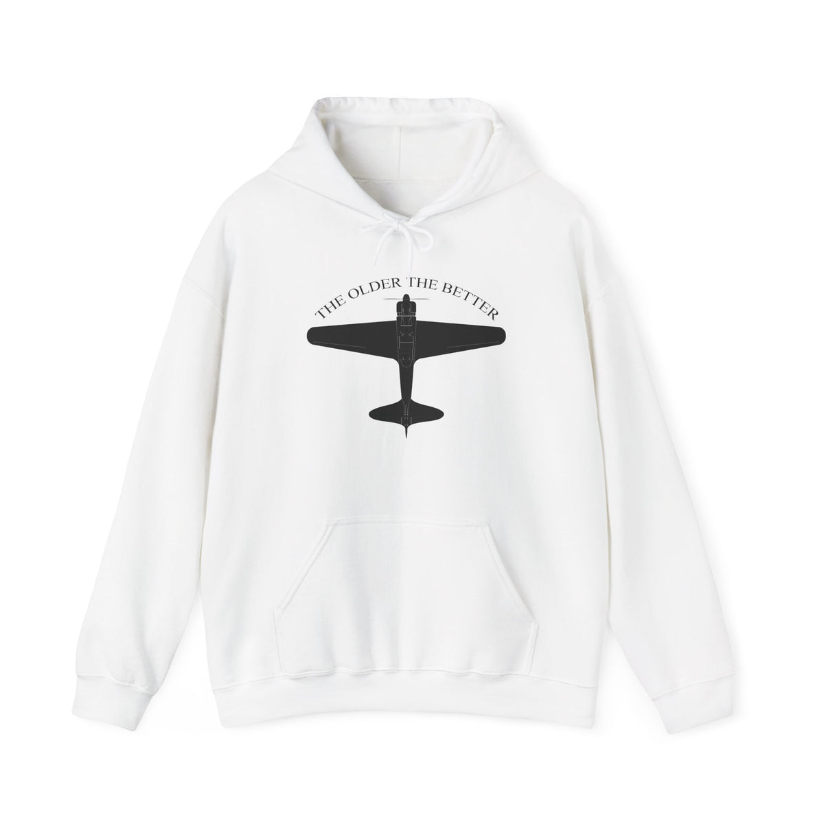 The Older the Better Classic Airplane Hoodie
