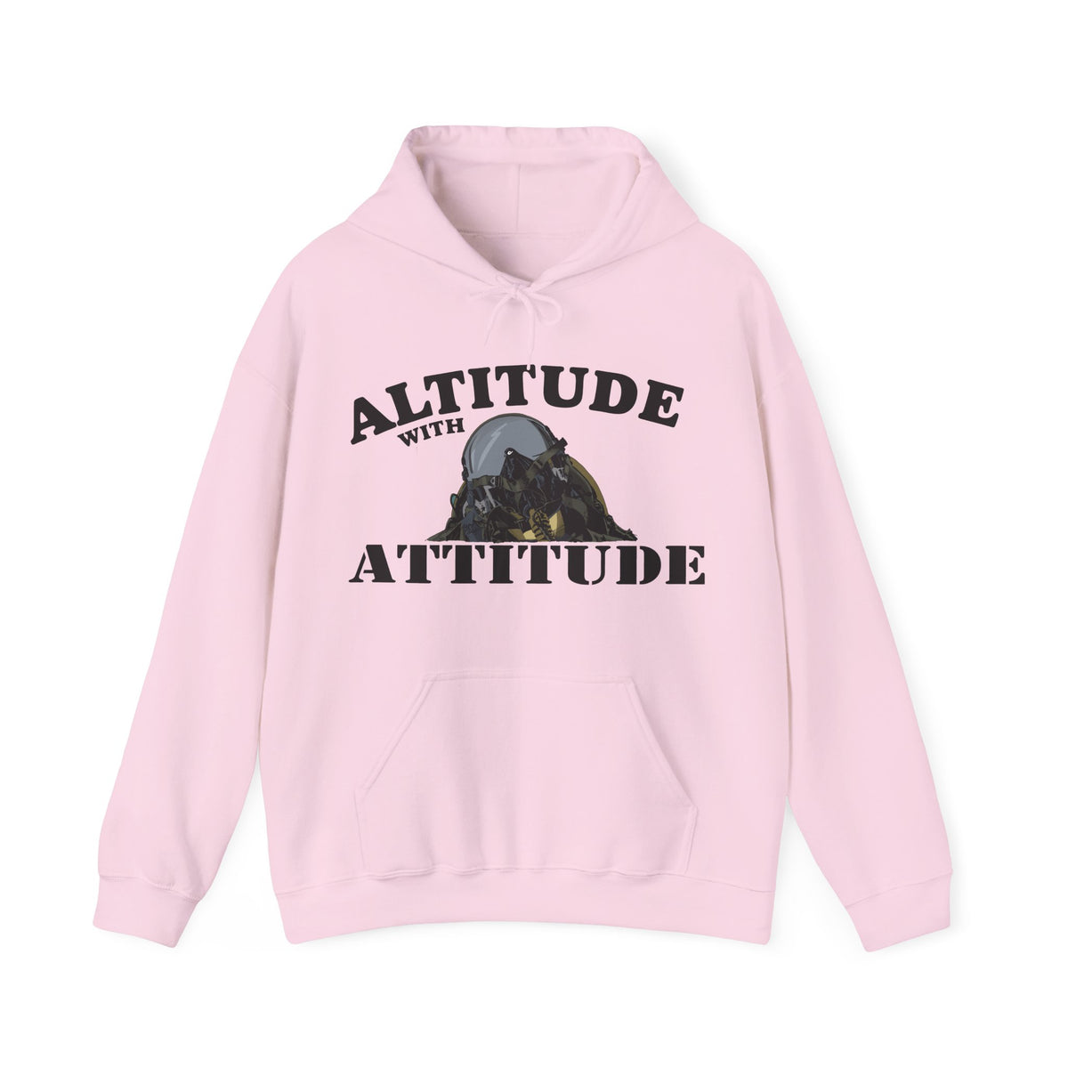 Altitude With Attitude Fighter Pilot Mountain Hoodie