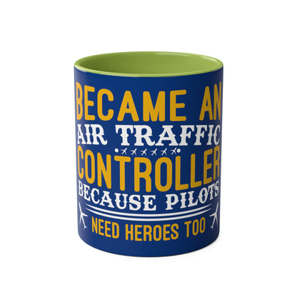 ATC Meme Two-Tone Coffee Mugs, 11oz - Funky Aviation