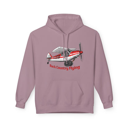 Fleece Hoodie - Alaskan Bush Pilot Super Cub Design