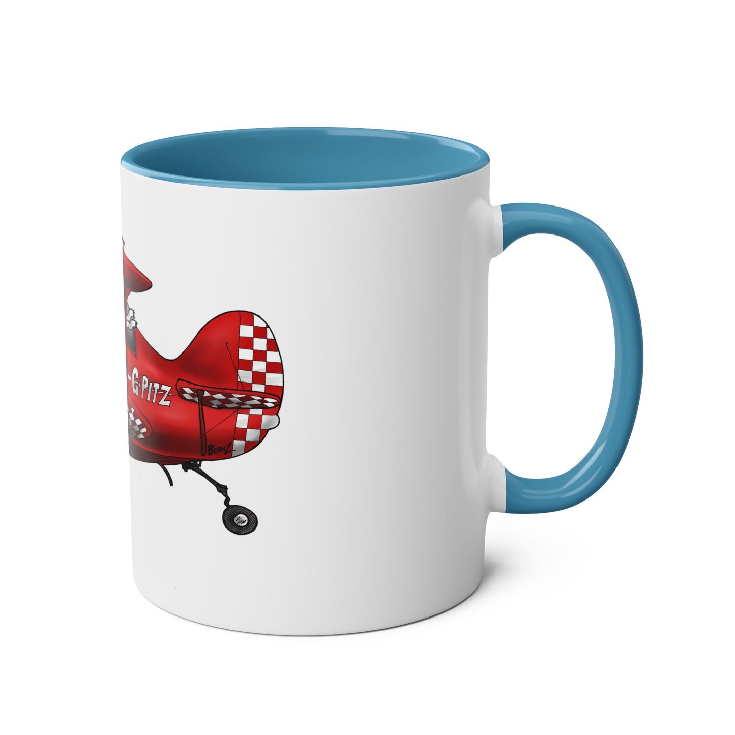 Pitts Special Aerobatic Two-Tone Coffee Mugs, 11oz