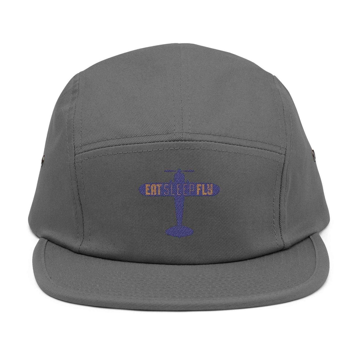 Embroidered "EAT SLEEP FLY" Racing 5-Panel Cap