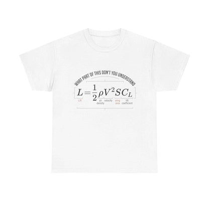 Physics Formula T-Shirt – “What Part of This Don’t You Understand?” Tee